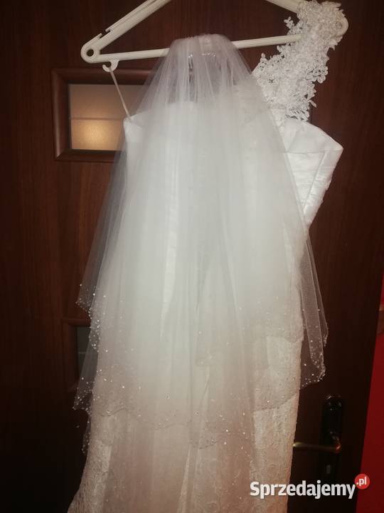Suknia ślubna koronkowa sprzedam Damska wielkopolskie Kębłowo sprzedam