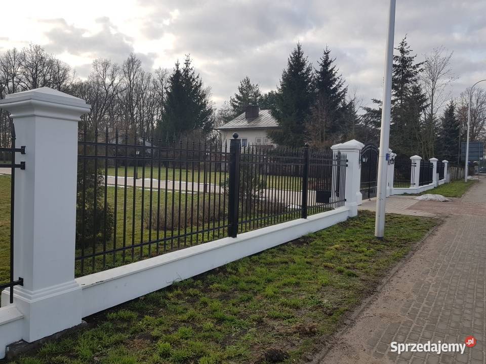 Pięknie Ogrodzenia Betonowe Klasyczne Warszawa sprzedam