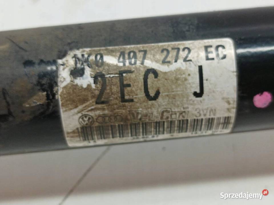 PÓŁOŚ PRAWY PRZÓD 19 TDI A3 8P GOLF 1K0407272EC