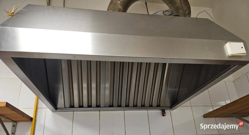 Okap nierdzewny przyścienny 100x80x40 Dora Metal Gastronomia sprzedam