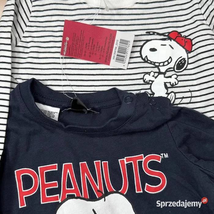 Lupilu Peanuts BLUZKI NIEMOWLĘCE z biobawełny 2 Rozmiar 62 Strzelce Opolskie sprzedam