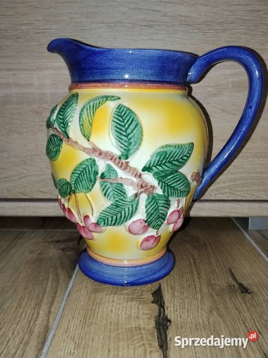 Ceramiczny dzbanek na kompot w wiśnie Nowa Karczma