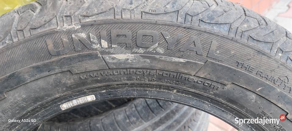 17575 r16C uniroyal 2 sztuki opony lato
