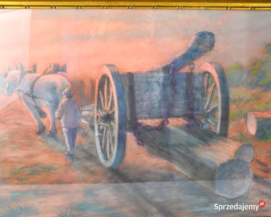 Pastel Na wyrębie Charles Poupaert 18741935 Malarstwo Bronisze