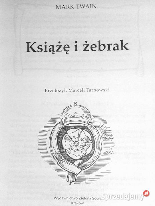 Książę i żebrak Mark Twain