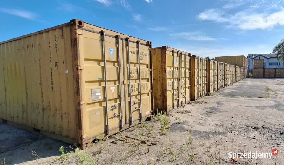 KONTENER MORSKI 20 DV w Super 6metrowy używany Wałcz