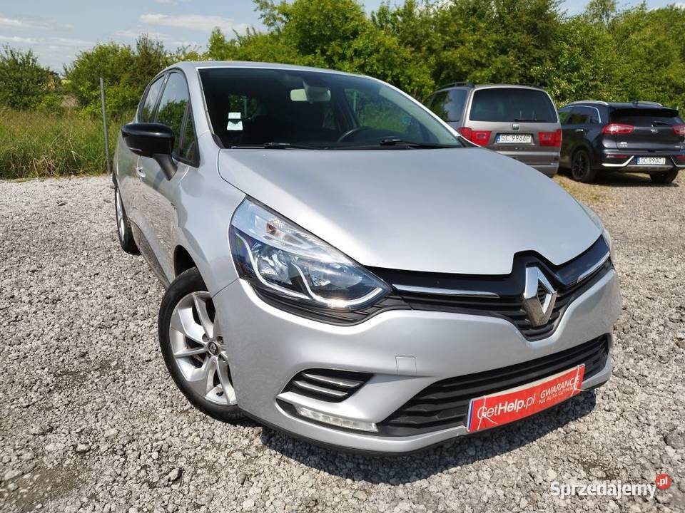 Renault Clio IV 12 73 stan gwarancja przebiegu srebrny Częstochowa