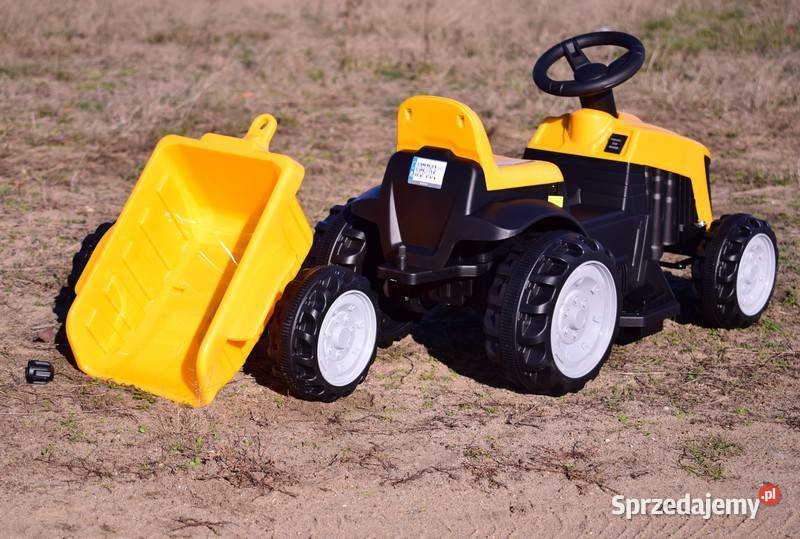 BAWIBUS auto TRAKTOR na akumulator Z PRZYCZEPĄ