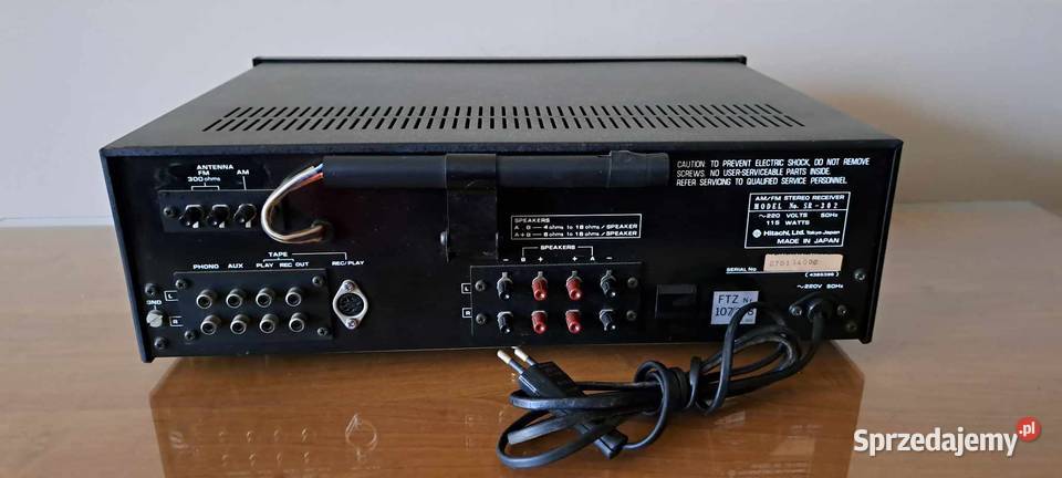 Amplituner stereo HITACHI SR302 vintage Amplitunery Krotoszyn