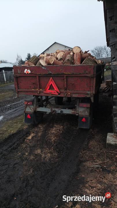 Sprzedam drewno sosna opałowe 1200 przyczepę lubelskie Lubiczyn