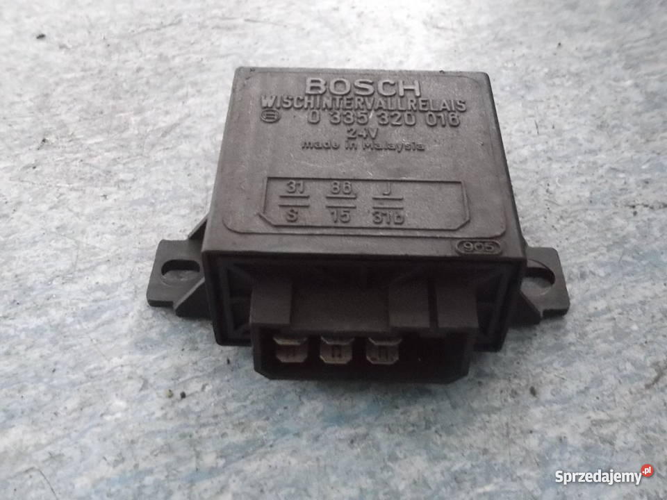 PRZEKAŹNIK 24V WYCIERACZEK MERCEDES BOSCH 033532