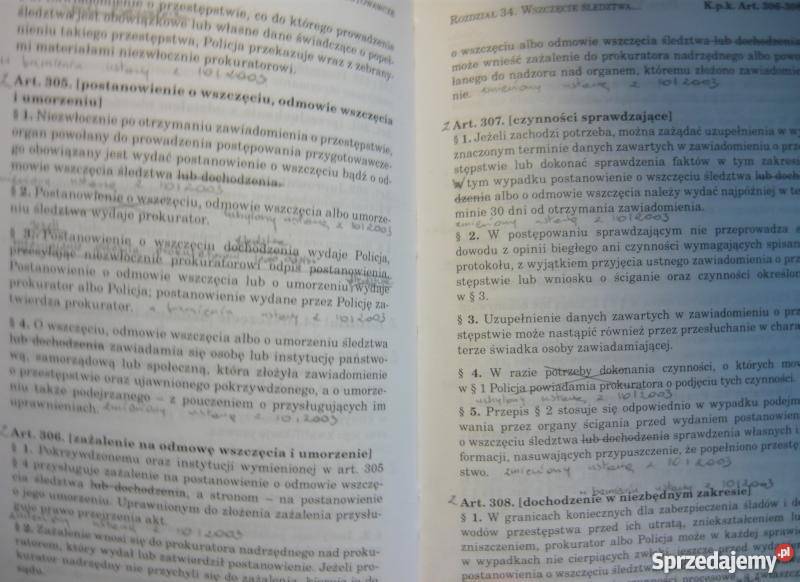 KODEKS KARNY WYDANIE 9 2008 Pozostałe Łódź