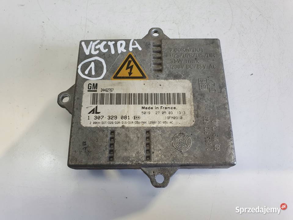 Opel Astra G Zafira A Vectra PRZETWORNICA XENON Rudka