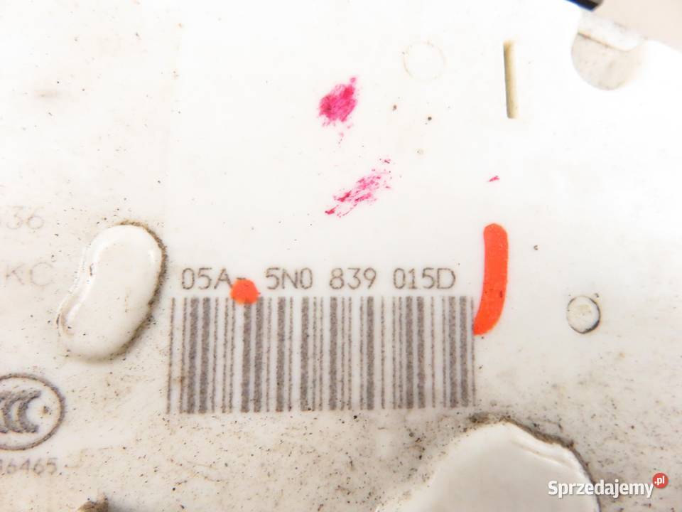 ZAMEK LEWY TYLNY SKODA SUPERB II 5N0839015D małopolskie sprzedam