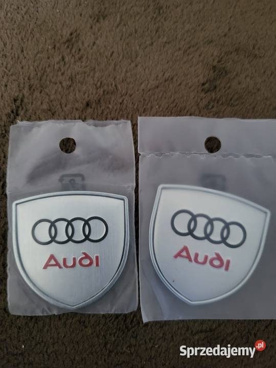 Emblematy znaczki Audi zestaw 2 sztuki