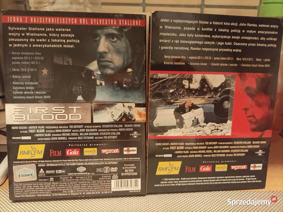 Film Qdvd Rambo pierwsza krew Filmy Warszawa