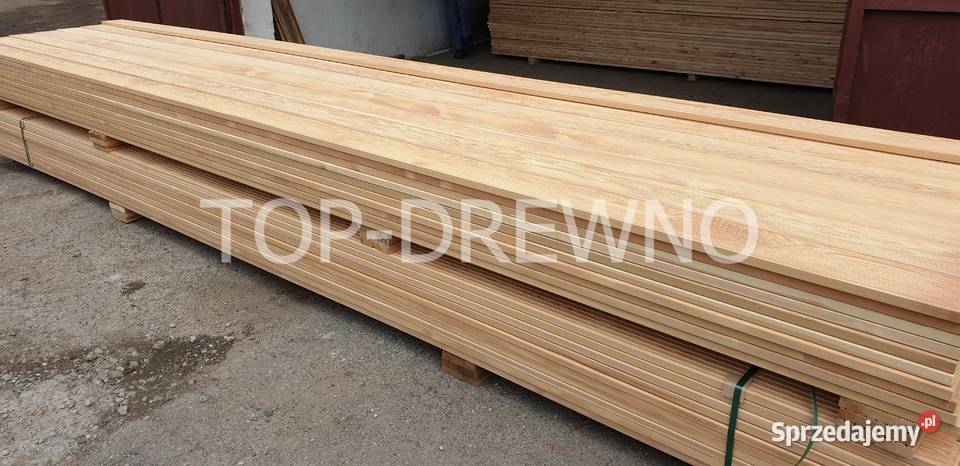 DESKA TARASOWA BEZSĘCZNA podłogowa modrzew Poczesna