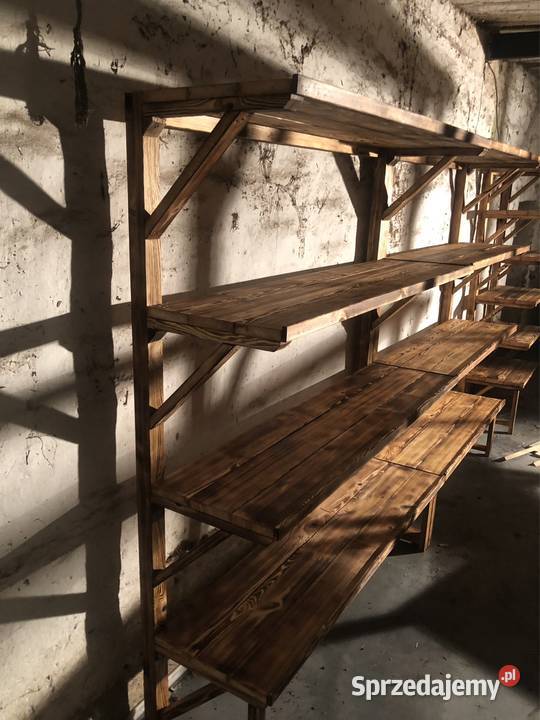 Regał do spiżarni sklepowy ekspozytor 100x40x200 Chełmża