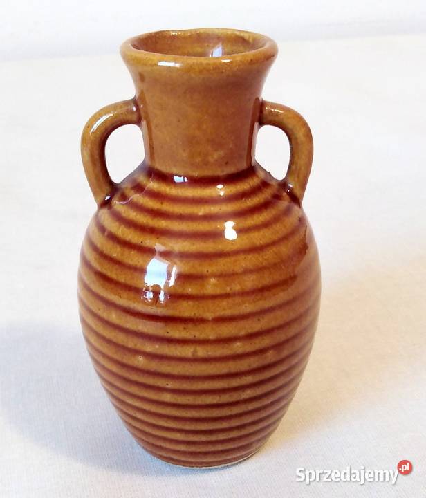 Wazonik ceramiczny epoka PRL lubelskie Włodawa