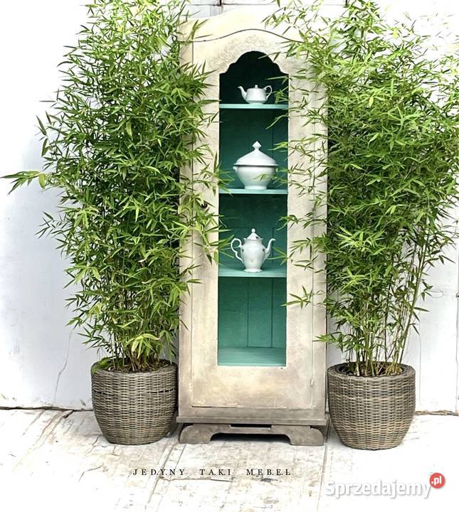 Witrynkabiblioteczka vintage prowansalska ze Przeworsk