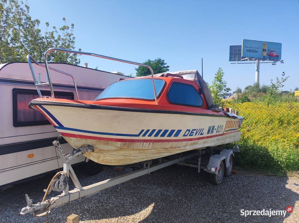 Łódź motorowa na zamówienie napęd strugowy V6 Opacz-Kolonia sprzedam