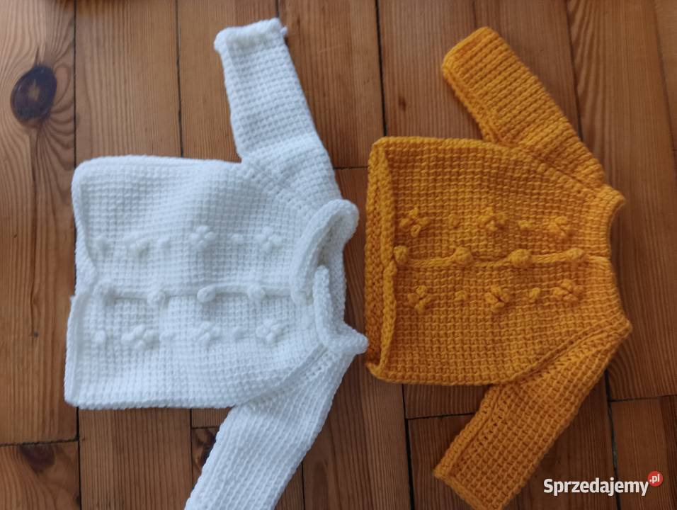 Sweterek z włóczki niemowląt uniseks lubelskie Zamość