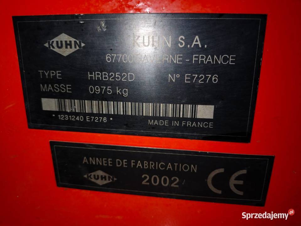 Brona wirowa 25 kuhn świętokrzyskie Nowy Korczyn