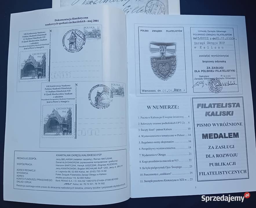 Kwartalnik Filatelista kaliski numery 1 69 i 2 sprzedam