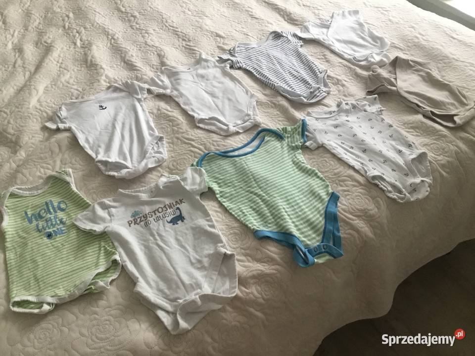 Body niemowlęce, 63 sztuki od 0 do 3 m-cy