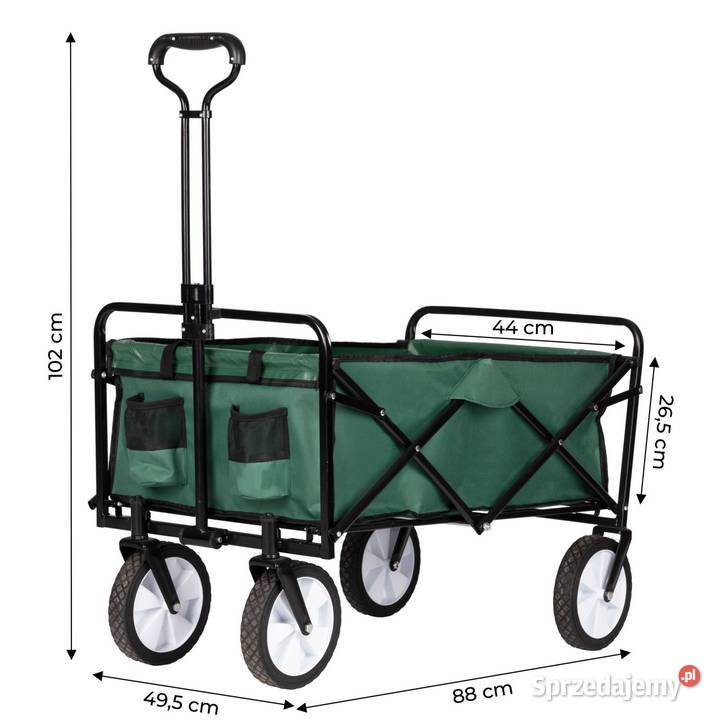 Składany duży wózek ogrodowy plażowy turystyczny Poznań