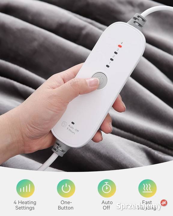 Duży Flannel Elektryczny koc podgrzewany Zawiercie