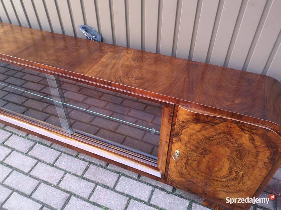 Komoda RTV Niska ARTDECO Orzech Unikat 200 Stara wielkopolskie Swarzędz