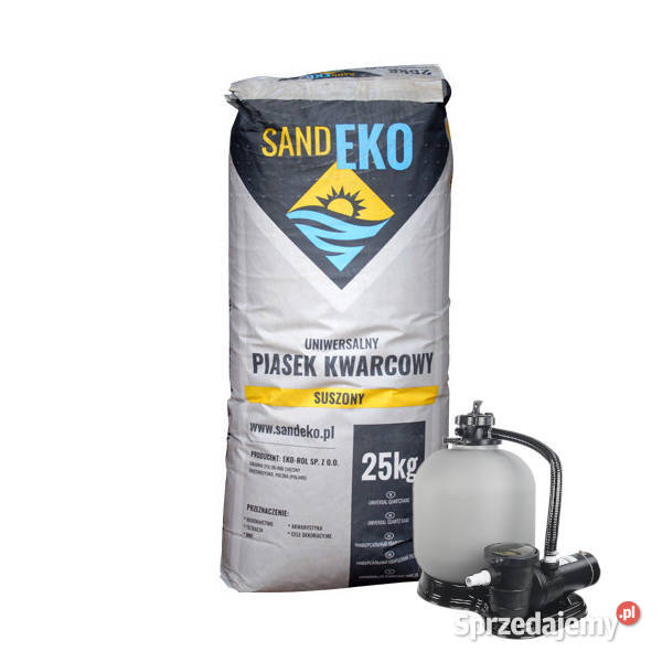 Piasek kwarcowy filtracyjny do pomp basenowych Filtry i pompy Tokarnia