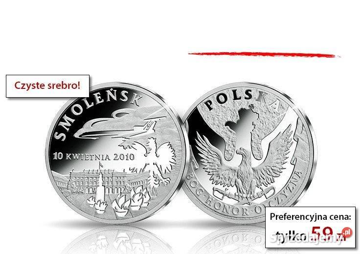 Medal upamiętniający katastrofę smoleńską k41 Warszawa sprzedam