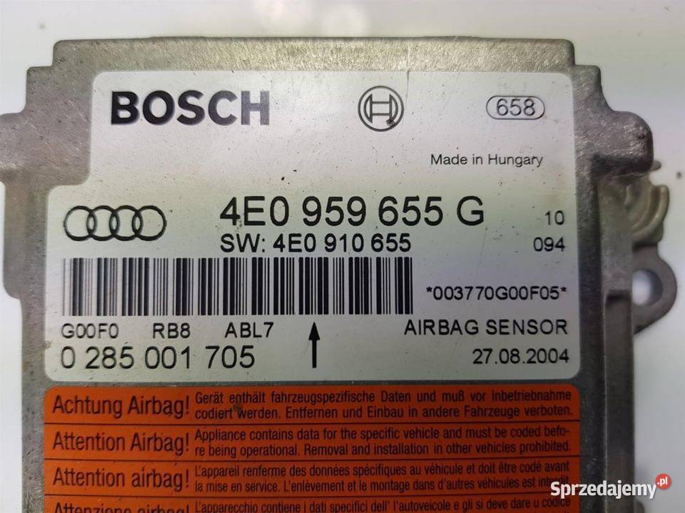 MODUŁ AUDI A8 D3 4E0959655G Lipno sprzedam