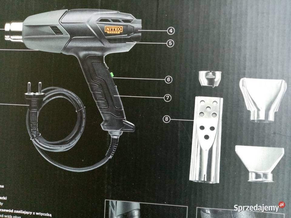 Opalarka 2000W z 4 dyszami Nowa Opalarki sprzedam