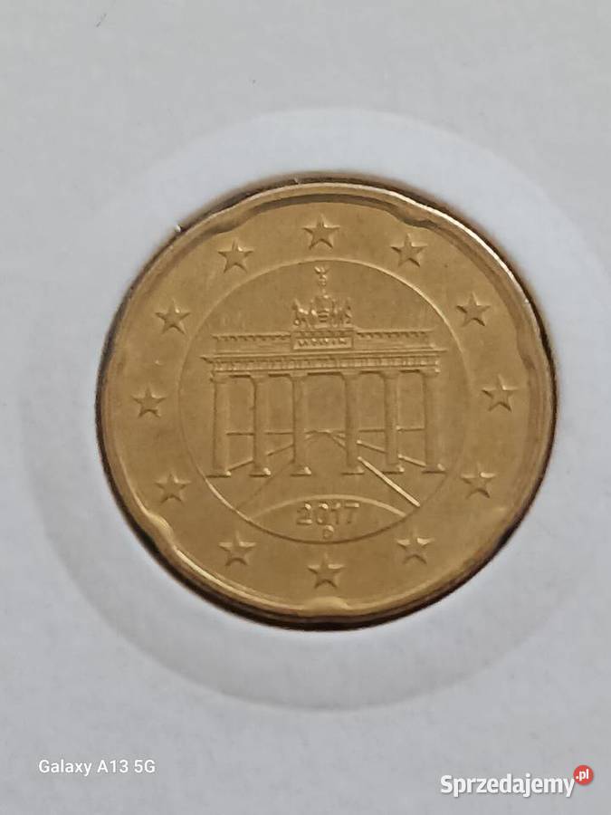 20 Eurocentów Niemcy 2017 r men D Konin sprzedam