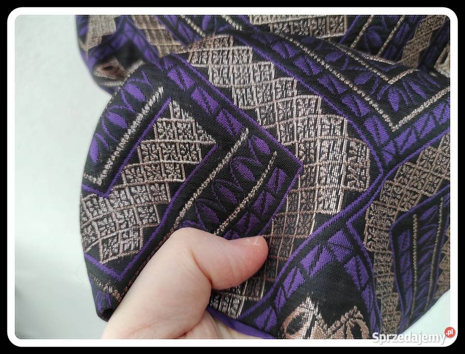 OASIS spódnica fioletowo złota z podszewką 42 XL Płock