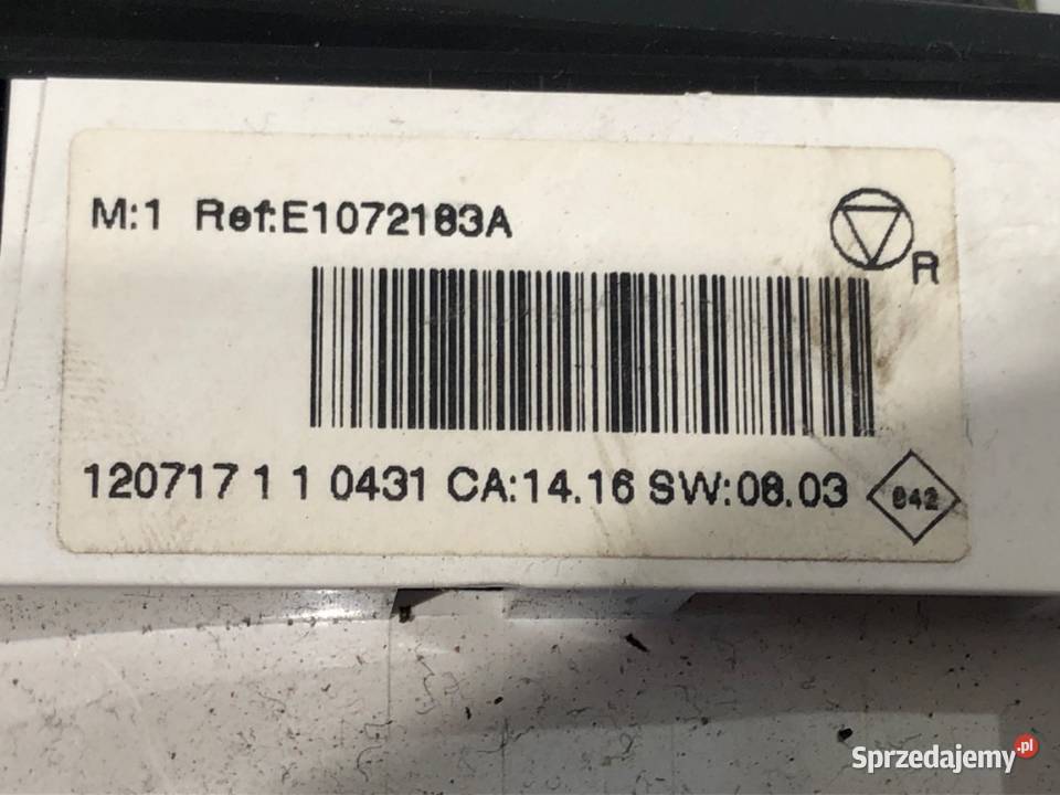 PANEL STEROWANIA NAWIEWU RENAULT SCENIC III sprzedam