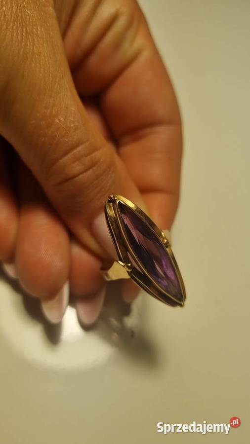 Złoty pierścień złoto 585 złote pomorskie Gdańsk