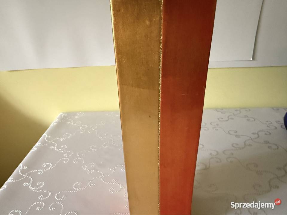 Wazon ceramiczny Rojek Decor złoto pomarańczowy Czerwionka-Leszczyny