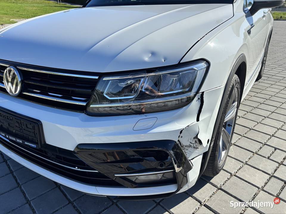 Volkswagen Tiguan II R Line 20 TSI 190 DSG nieuszkodzony Rzepiennik Suchy