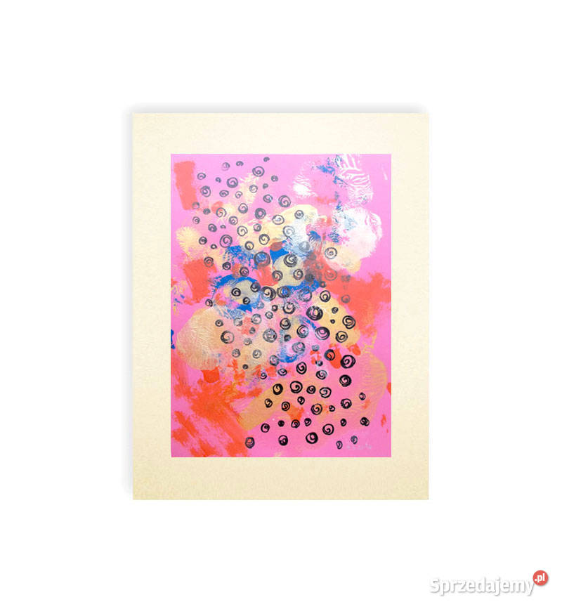 abstrakcja sypialnia rysunek nowoczesny Bydgoszcz