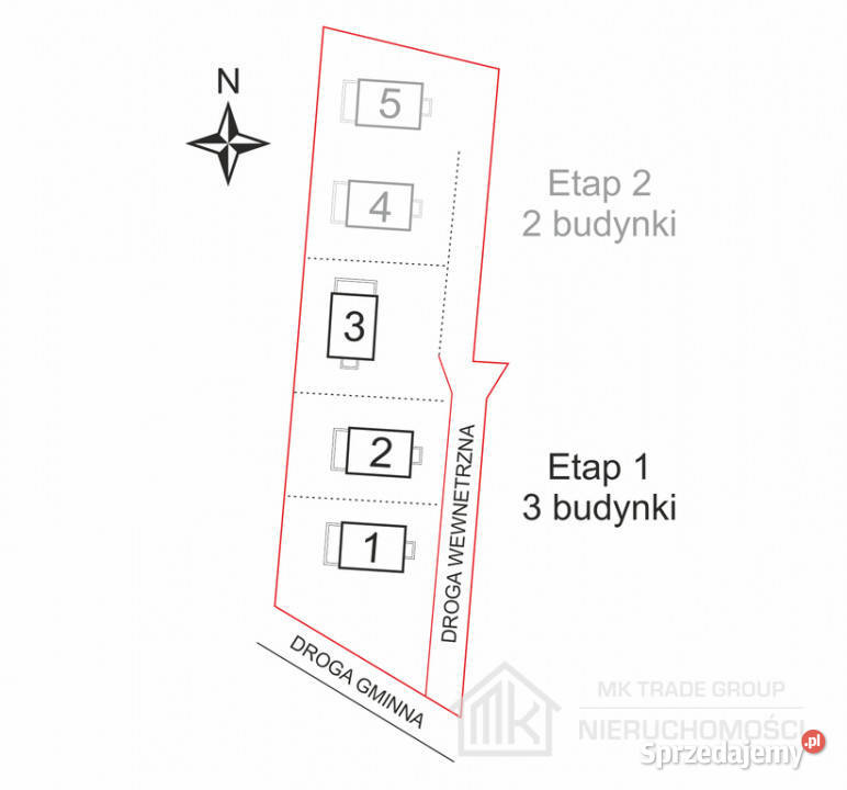Nowy dom wolnostojący Kłaj pow 80m2 rekuperacja