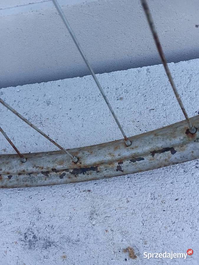 Koło zabytkowy rower 6 Milejewo