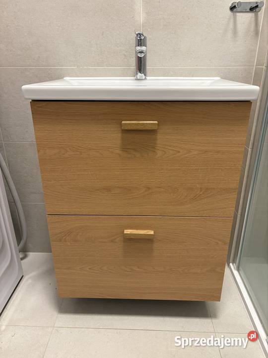 Zestaw mebli łazienkowych z umywalką i baterią Kraków sprzedam