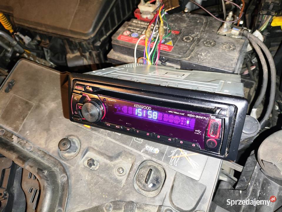 Radio samochodowe 1DIN kenwood kdc3057u zdejmowany panel
