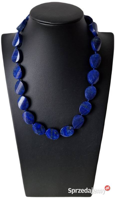 LAPIS LAZULI NATURALNY LAZURYT PIRYT NASZYJNIK śląskie Częstochowa