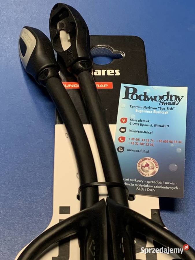 Gumowe paski do płetw nurkowych Bungee Fin Strap śląskie Bytom