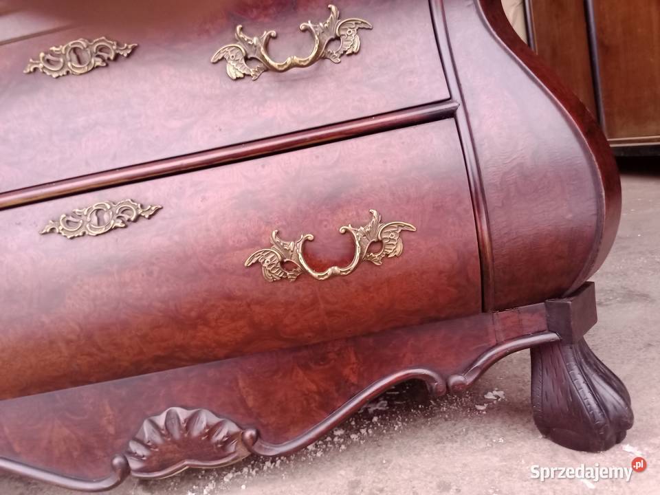 Sekretarzyk Rzeźbiony Orzech Włochy Kozy